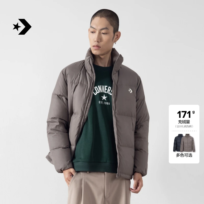 【秋冬新品】匡威男女鸭绒保暖羽绒服外套CONVERSE UCJ656