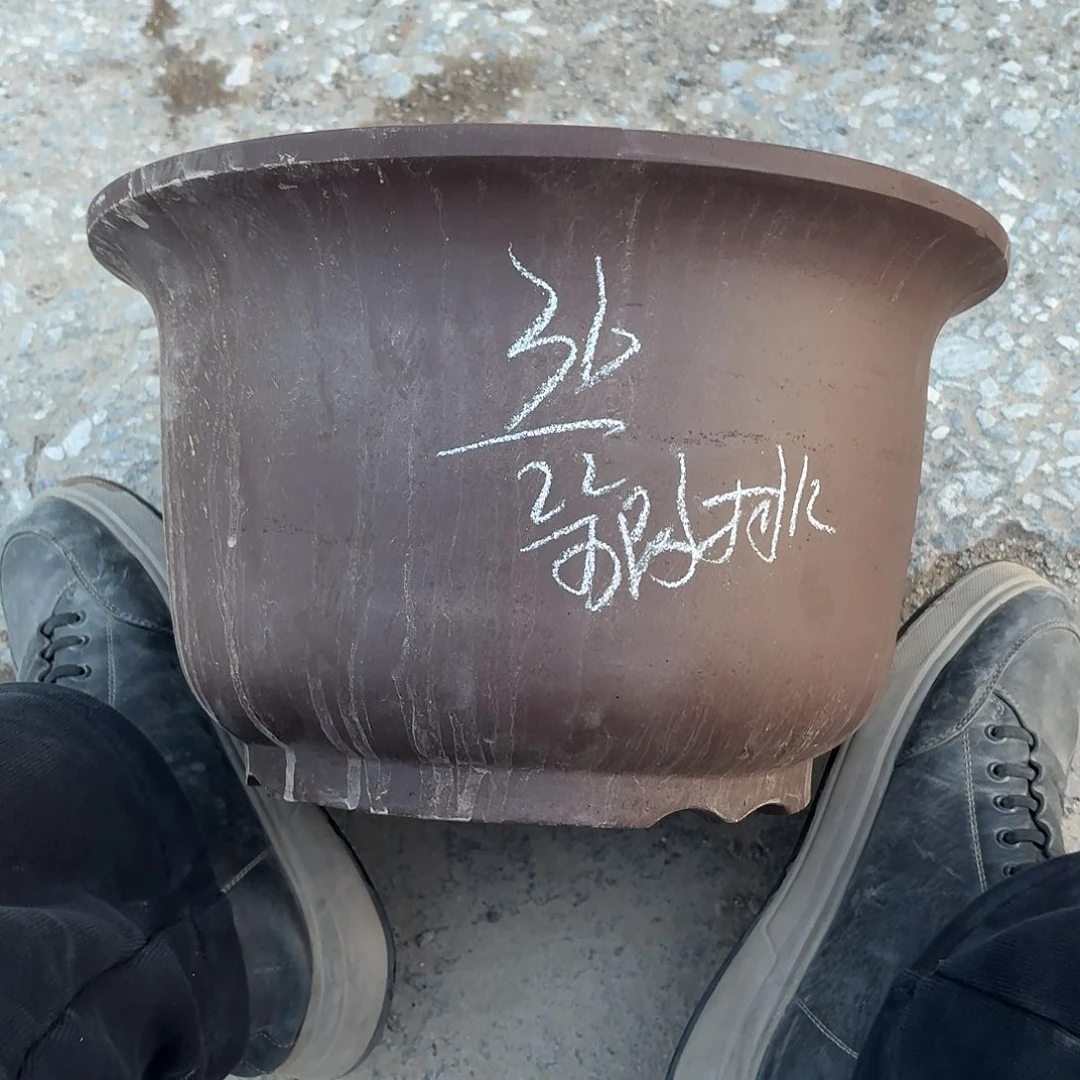 宜兴紫砂花盆，现货发