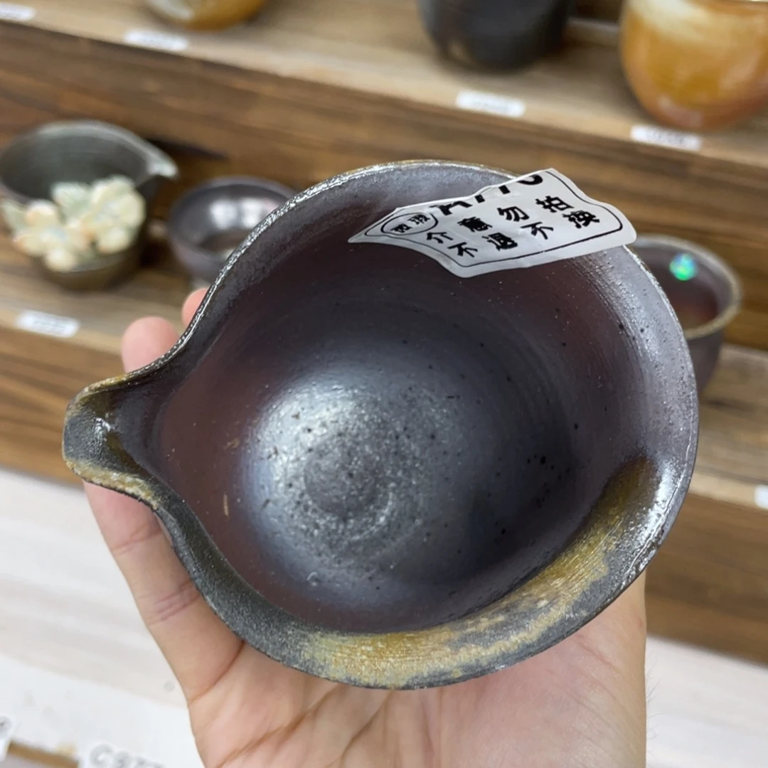 纯手工茶壶茶具柴烧瑕