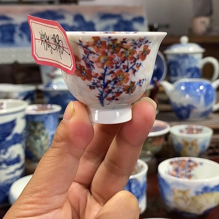 杯景德镇手工手绘陶瓷，高亮兴老师作品