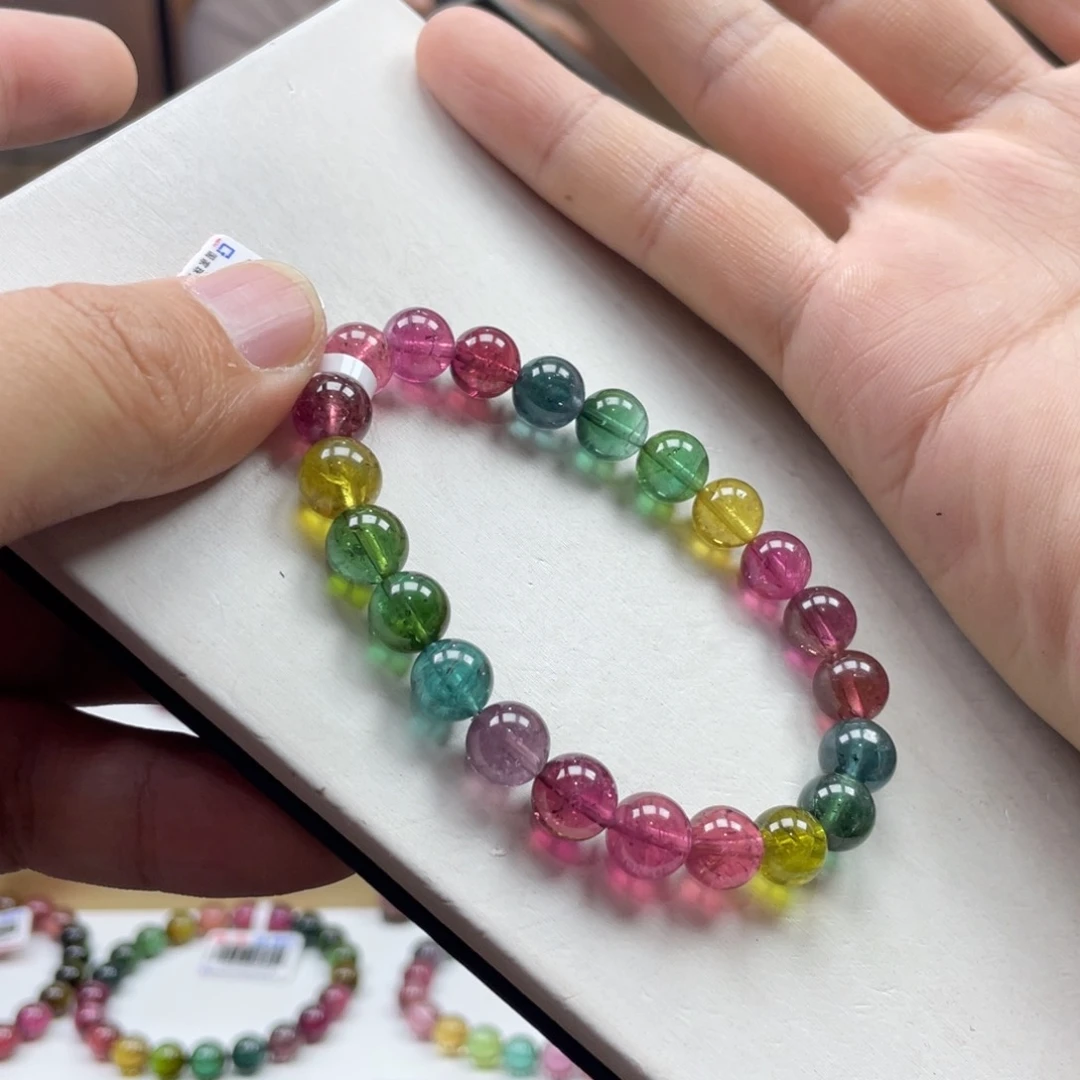 碧玺手串未镶嵌8.5mm.mmmmmmmm