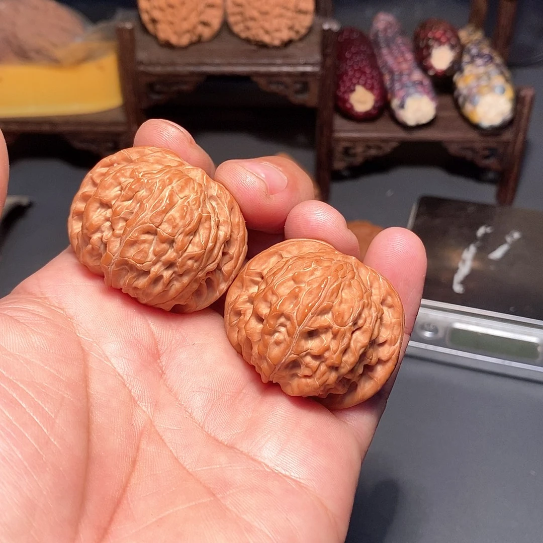 吊坠文玩核桃42尺，磨盘