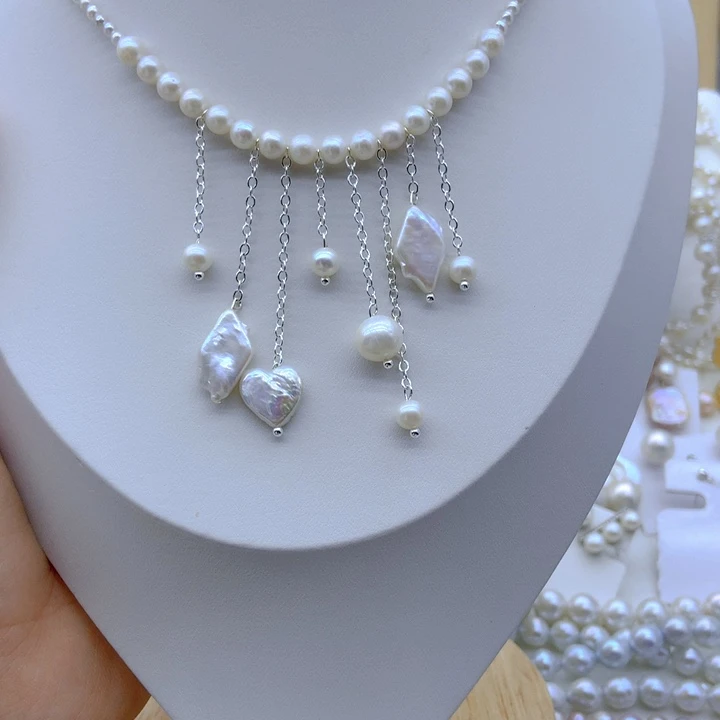 淡水珍珠颈饰未镶嵌