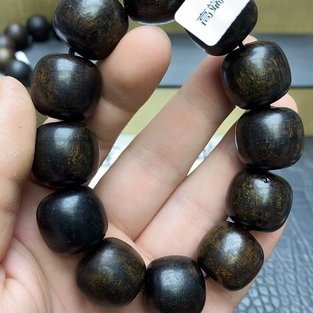 沉香沉香碎屑16文莱软金丝绿棋