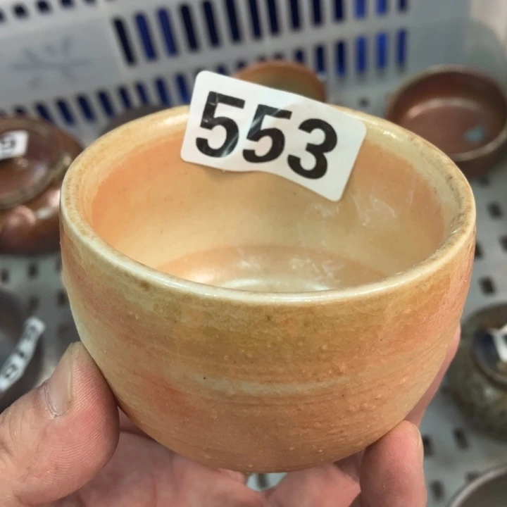 柴烧茶具茶杯大放漏