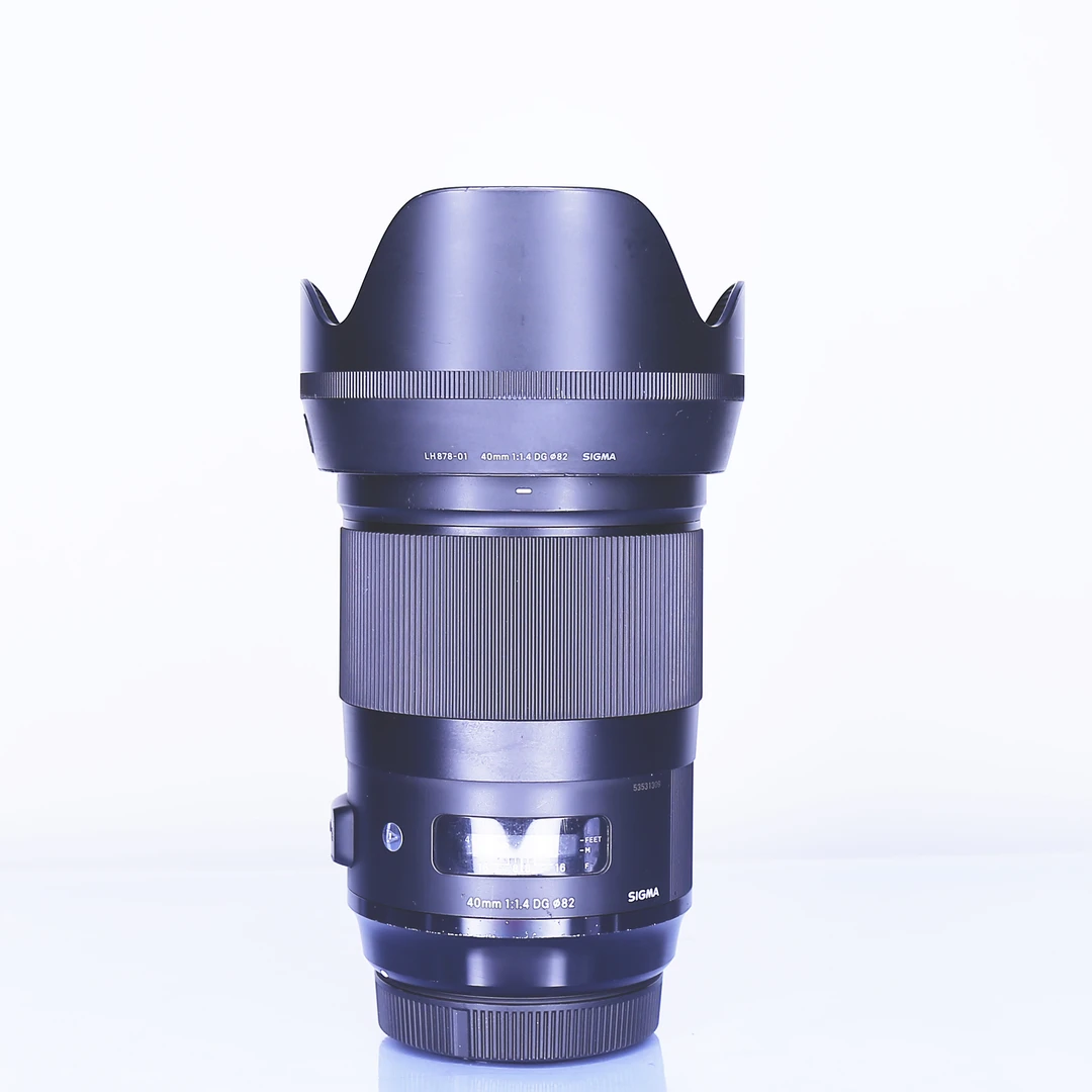 99新 Sigma/适马 EF 40 F1.4 ART版专业镜头超大光圈82mm口径镜头
