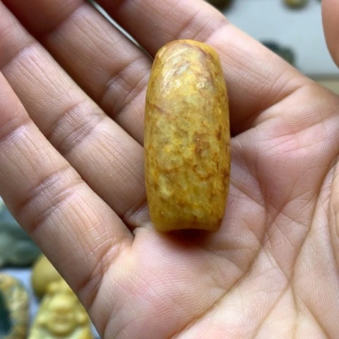 【闪购商品】未镶嵌岫岩河磨玉（透闪石质玉）挂件