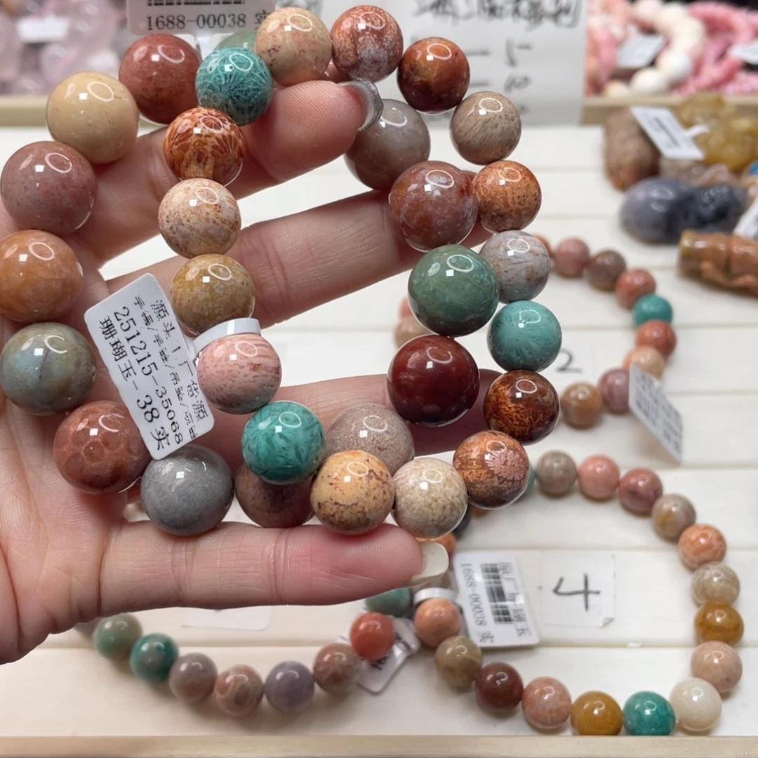 未镶嵌手链硅化玉罗*松812