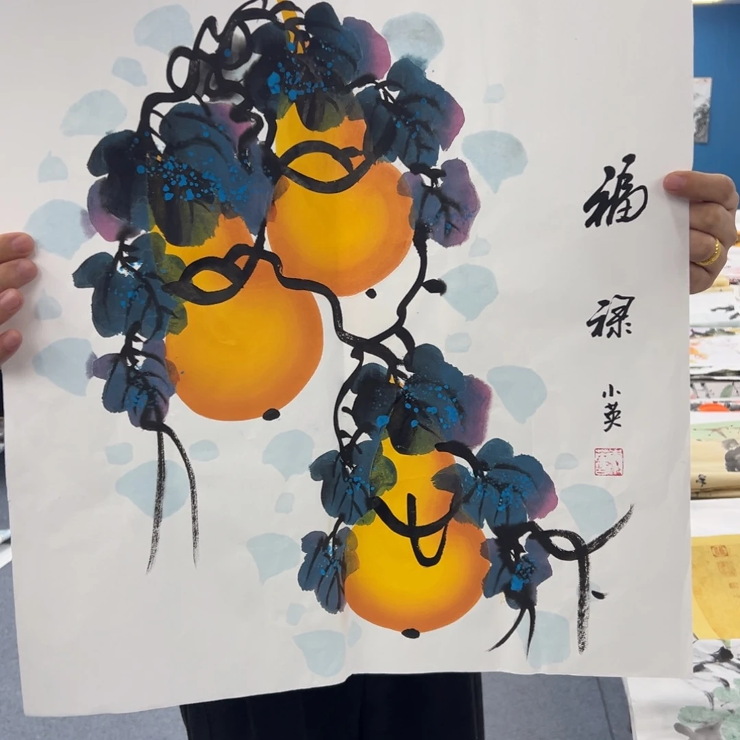 国画国画纯手绘作品欣赏