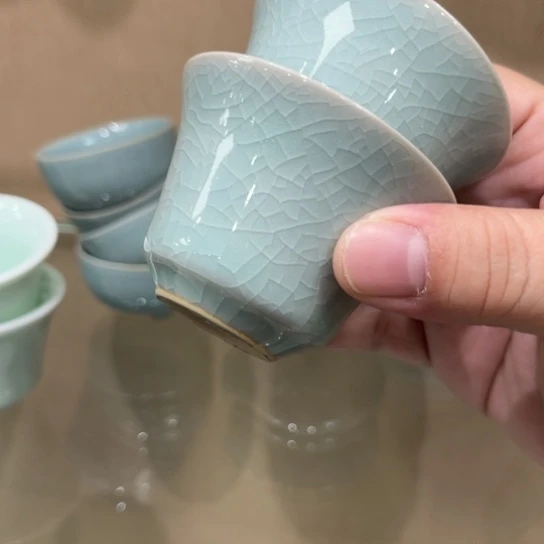 瓷片陶瓷茶具汝瓷茶具