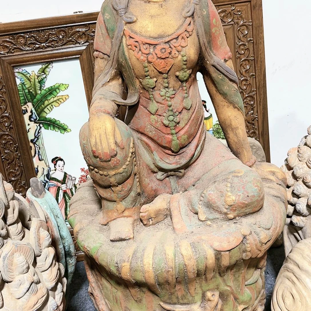 瓦当摆件摆件茶桌茶台陶瓷陈*龙