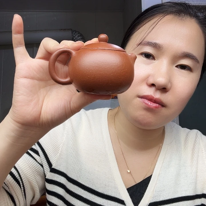 茶壶紫砂原矿半手工降坡泥西施150cc