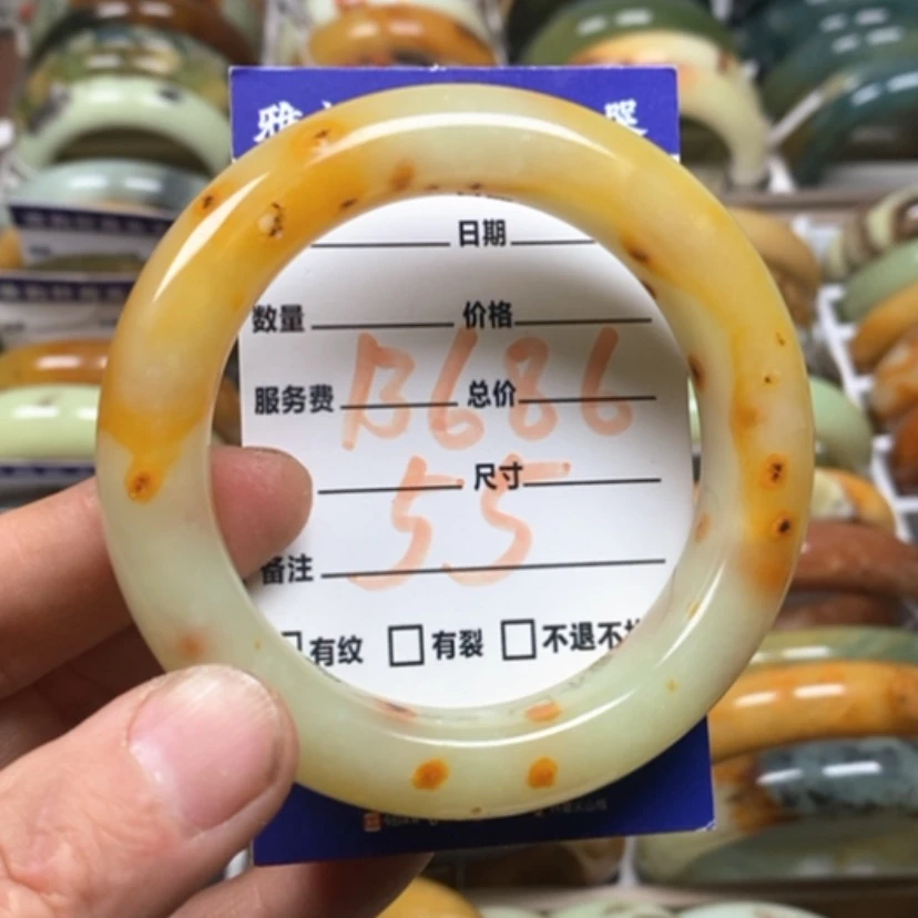 【闪购商品】蛇纹石玉手镯未镶嵌