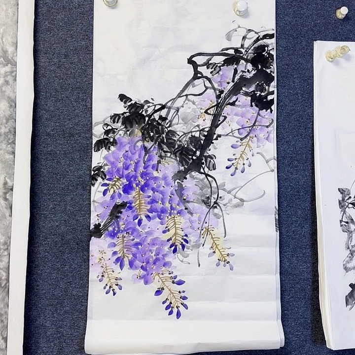 国画国画花鸟画三尺100/50