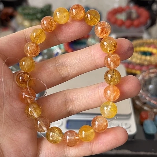 水晶手链未镶嵌矿坑