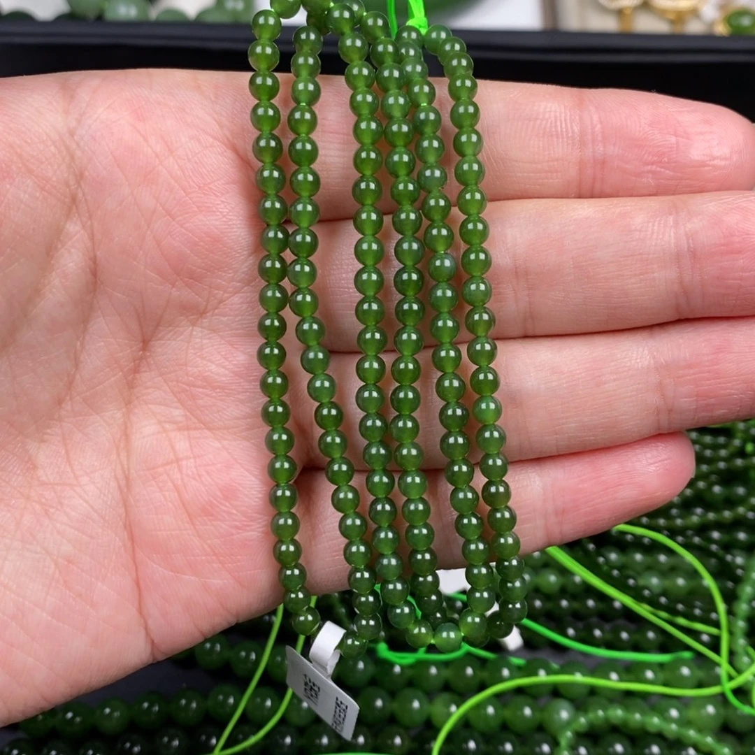 和田玉（碧玉）未镶嵌项链玥***3