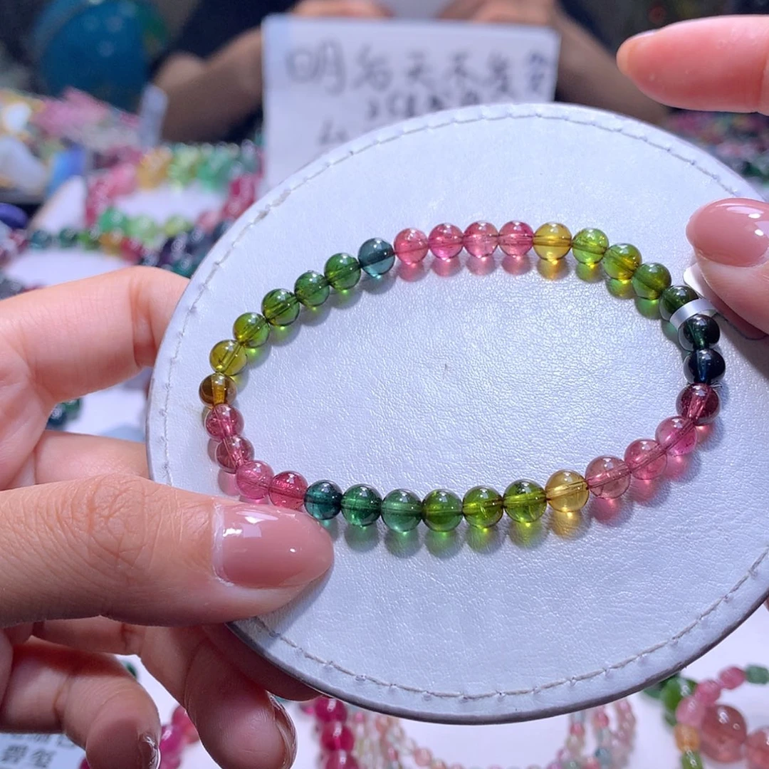 【闪购商品】未镶嵌手串碧玺5.6m净体