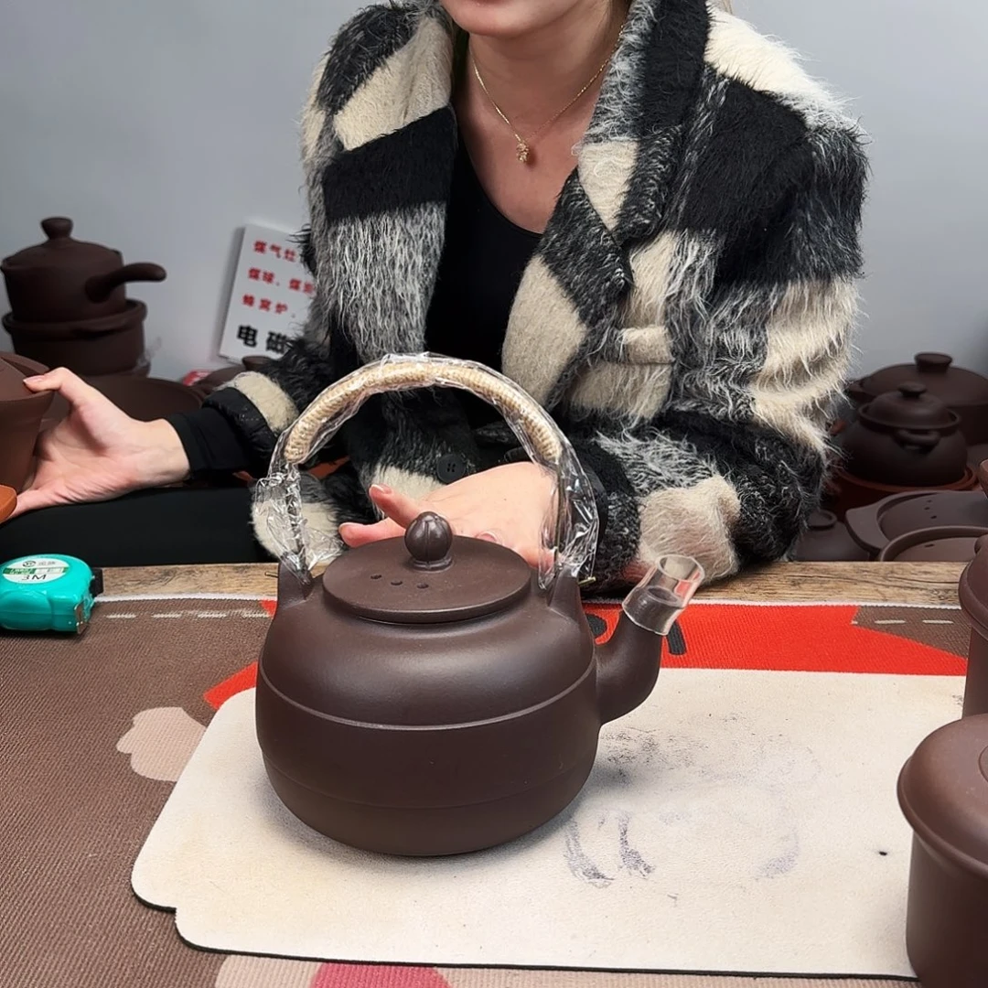 紫砂烧水壶1.5升正品无暇