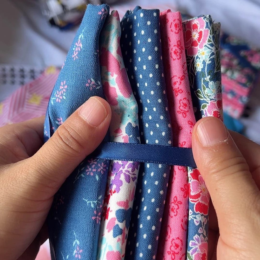 5片纯棉品牌小布块45.50厘米一片