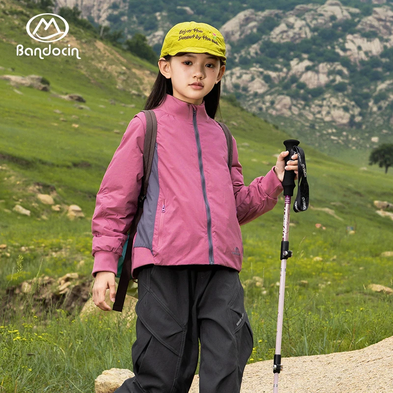 BANDOCIN/半度闲女童轻棉衣棉服秋季新款轻量化春秋防风保暖外套