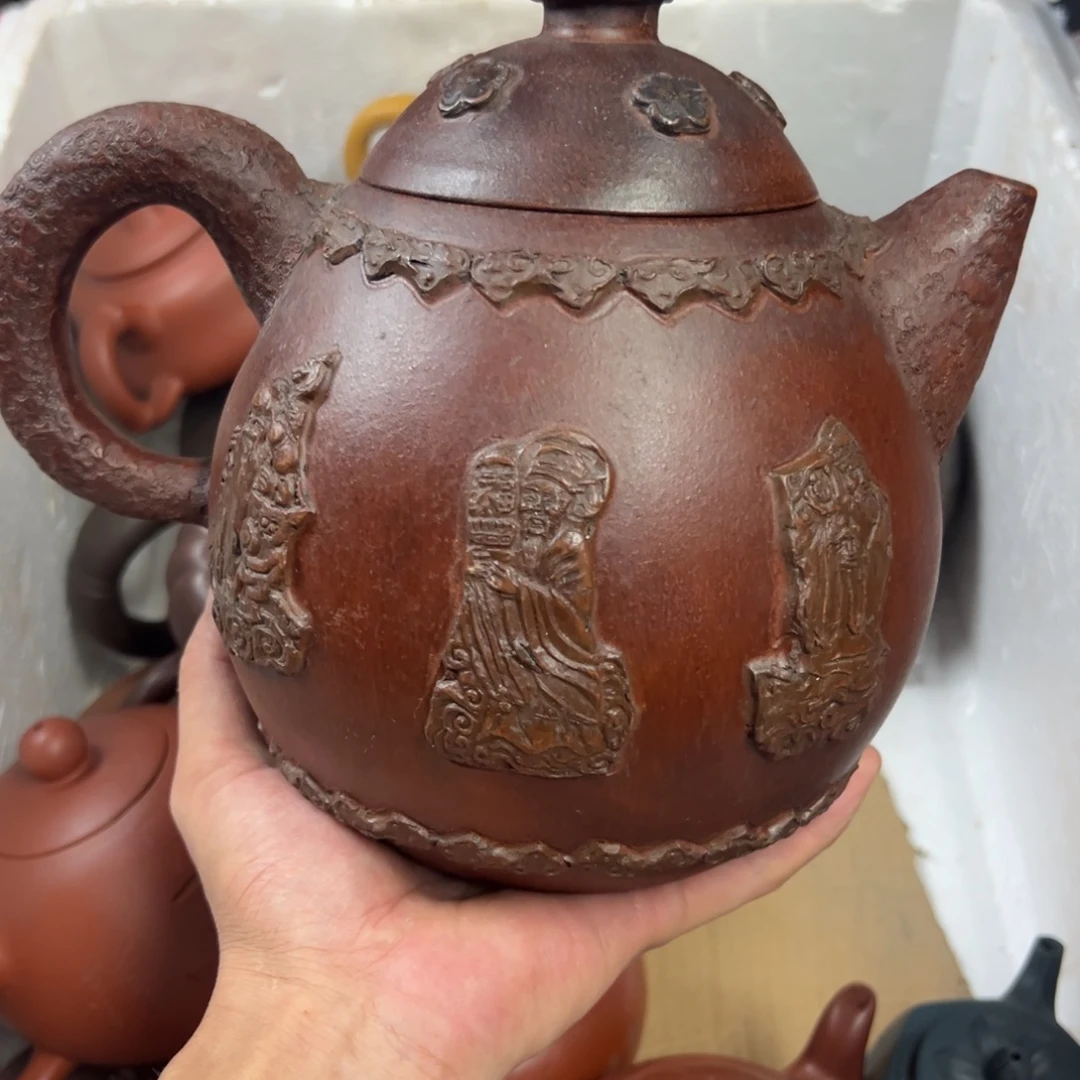茶壶紫砂宜兴原矿紫砂壶1800毫升容量