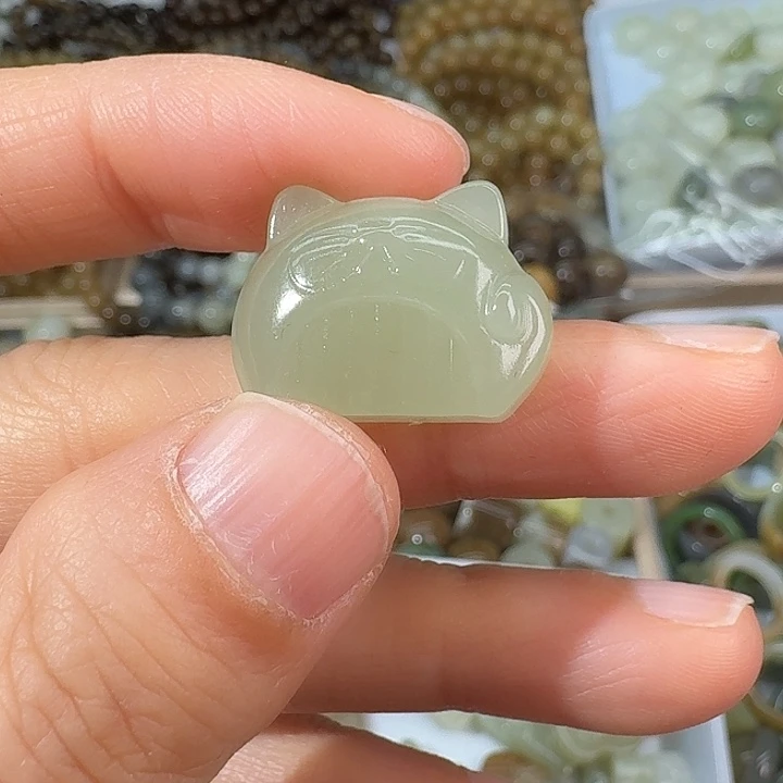 和田玉未镶嵌颈饰21166