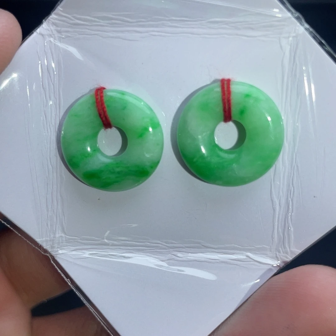 翡翠未镶嵌耳饰耳饰