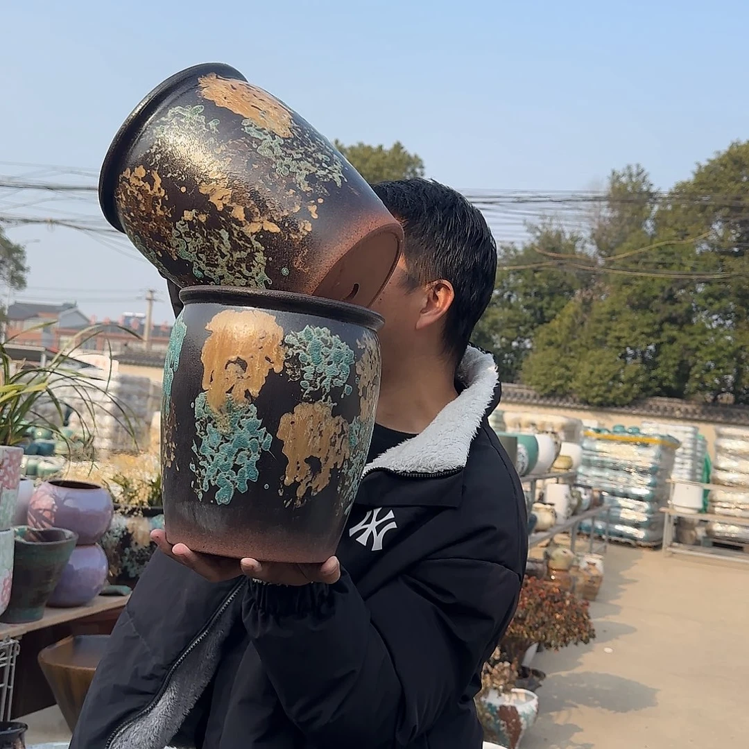 紫砂花盆王老板花盆1230-675