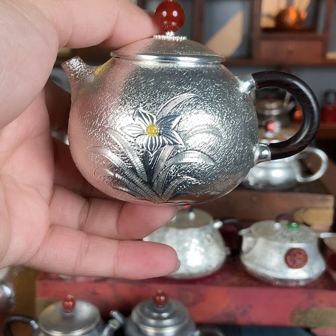 曾***叔纯手工制作一铜壶制作