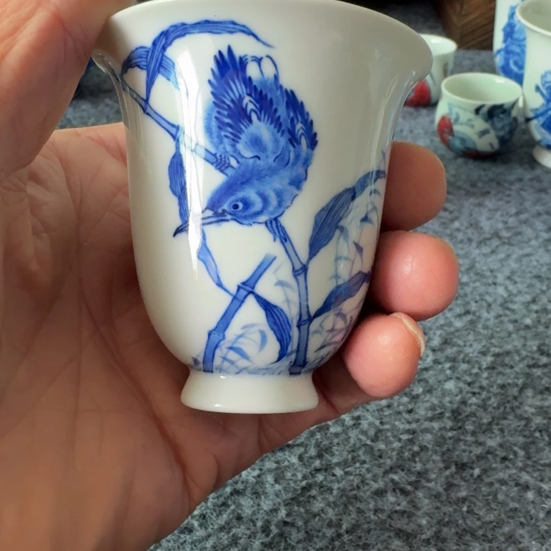 现代景德镇陶瓷手绘茶具