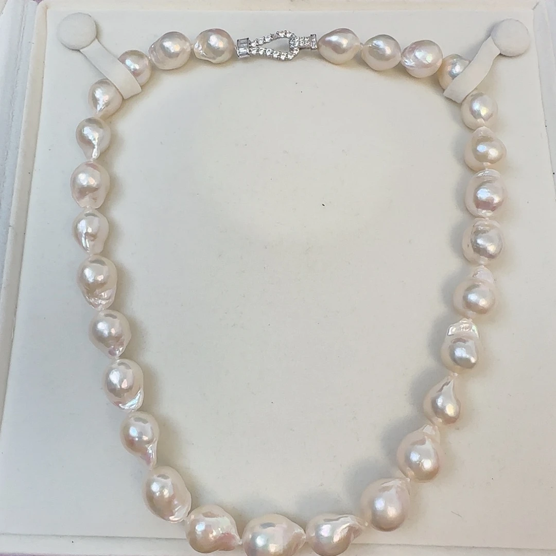 颈饰淡水珍珠银S925镶嵌