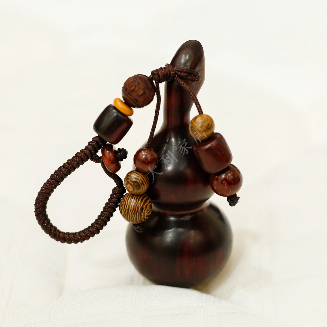 （大利家具）LZ 小叶紫檀挂件葫芦 小把玩件 车载内部挂饰 福利款