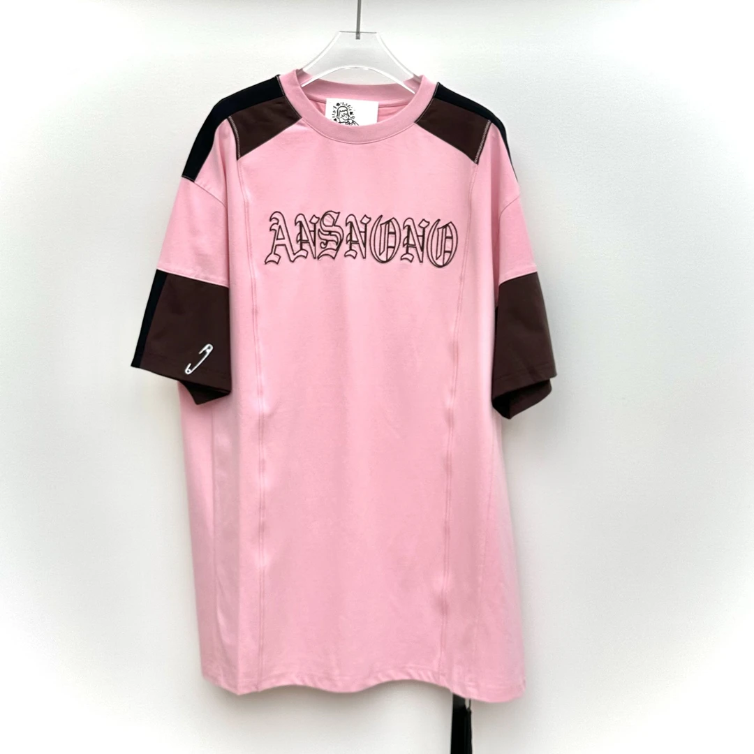 AN9.Studio︱小众设计师款撞色短T恤A006