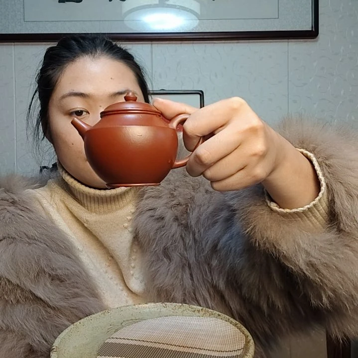 茶壶朱泥孟臣200毫升大红袍