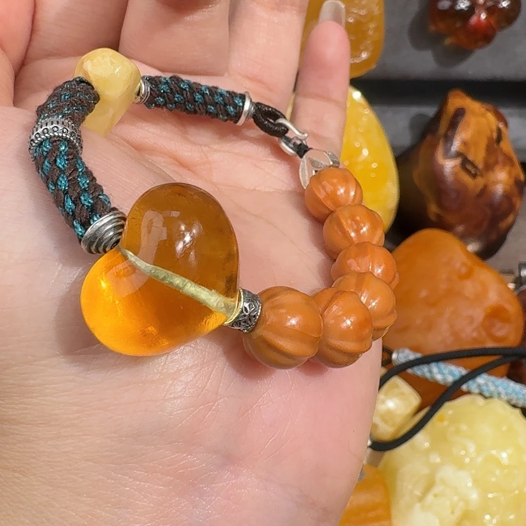 琥珀未镶嵌裸石我