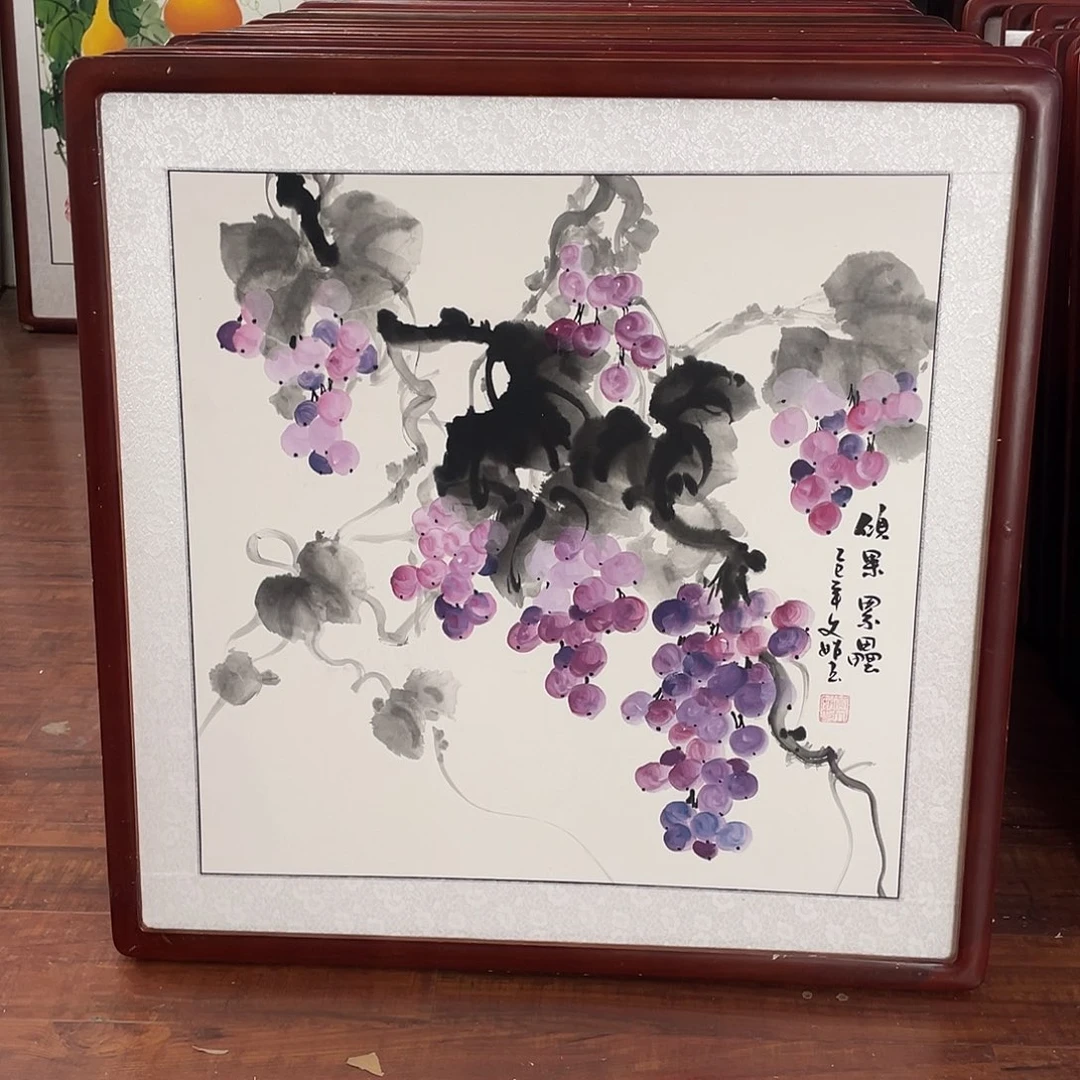 国画带框尺寸63*63厘米