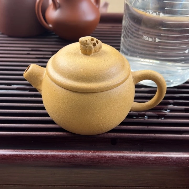 茶壶紫砂黄金段微瑕小胖子