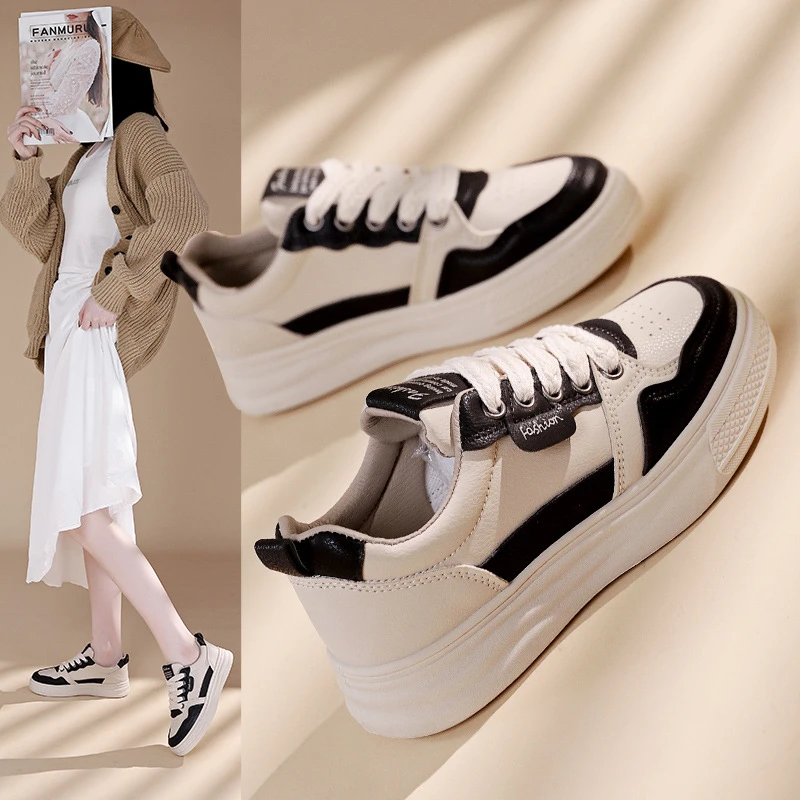 2025春秋季流光风小白鞋韩版ins时尚运动鞋学生板鞋休闲女鞋子