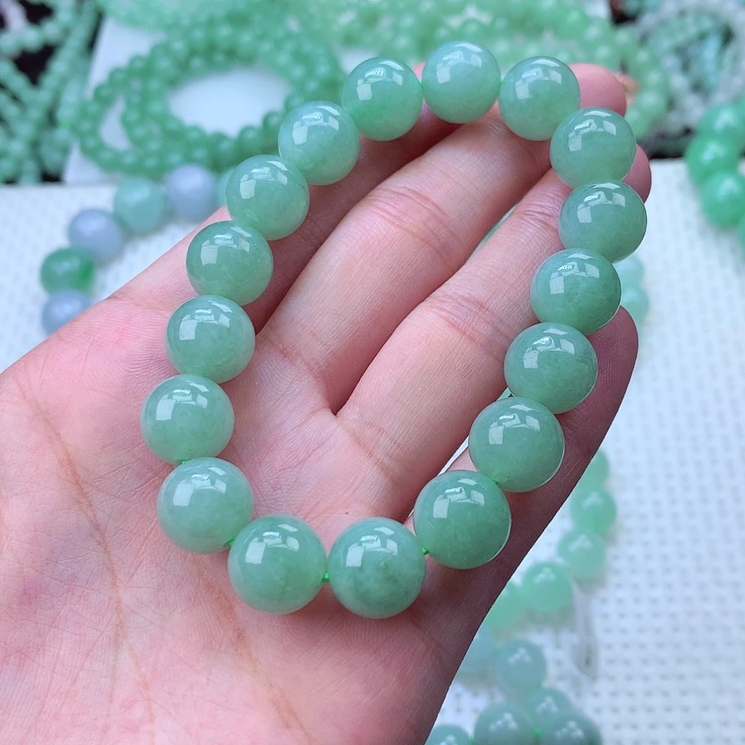 翡翠未镶嵌毛衣链卡12.3