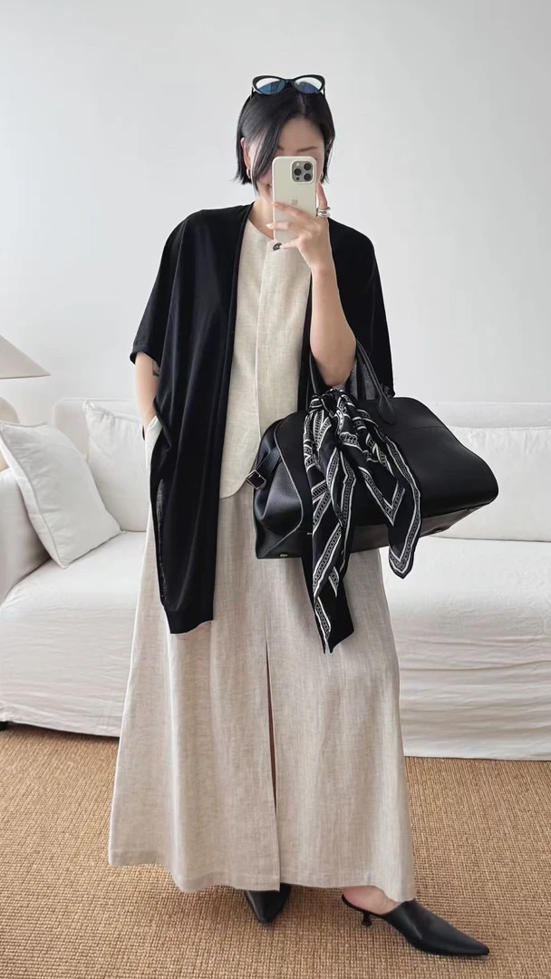 Balance蚕丝十六针显瘦披肩 5455