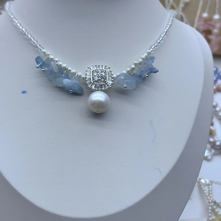 淡水珍珠未镶嵌颈饰