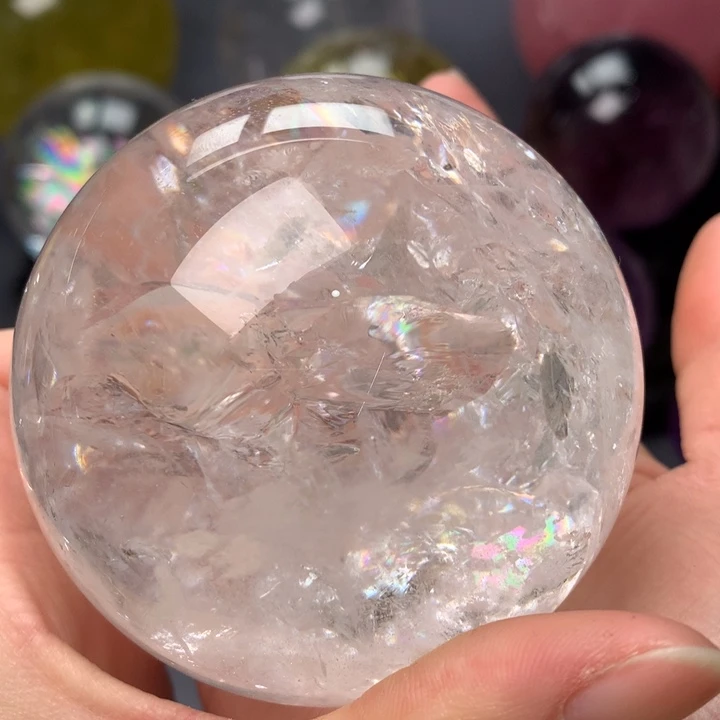 水晶水晶未镶嵌麻*卷水晶