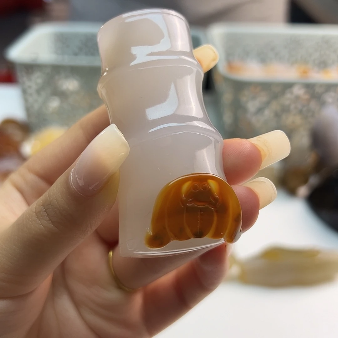 玛瑙/玉髓未镶嵌吊坠(不含链)