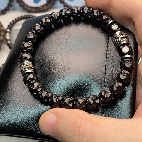 手串椰蒂用****798奶酪双配饰黑金