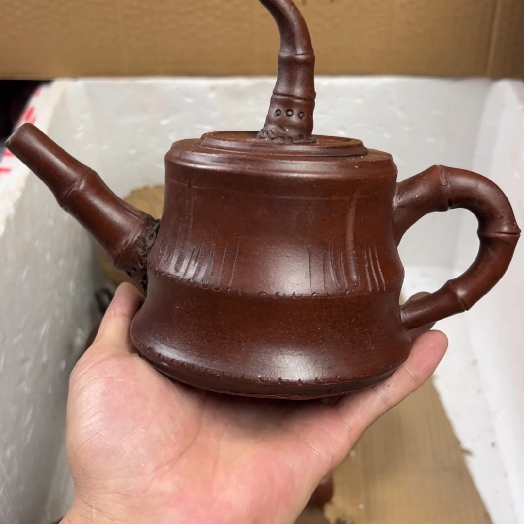 茶壶紫砂宜兴原矿紫砂壶450毫升容量