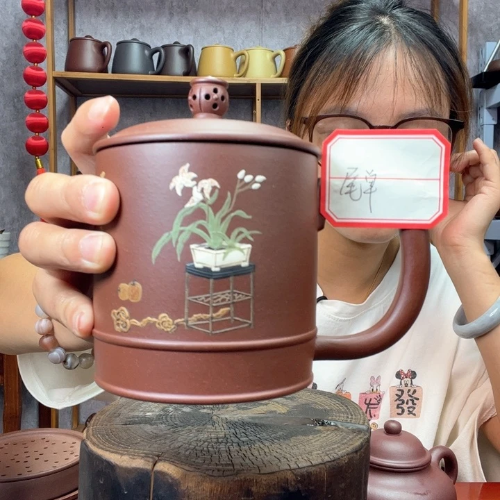 茶杯紫砂原矿紫砂杯