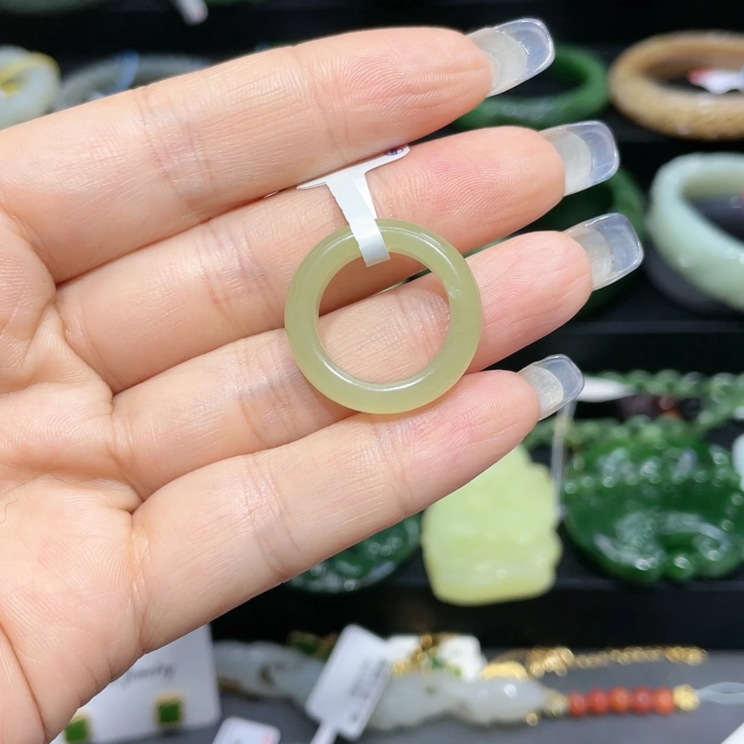 【闪购商品】和田玉戒圈16未镶嵌