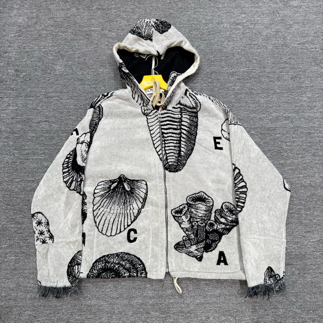 99新 LOEWE/罗意威 Loewe Men S连帽外套L码