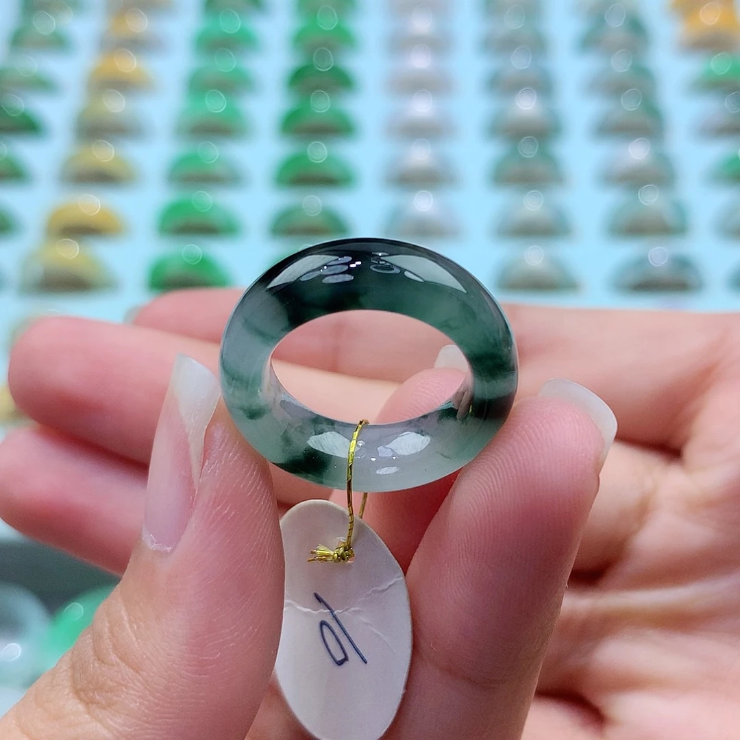 未镶嵌戒指翡翠10圈