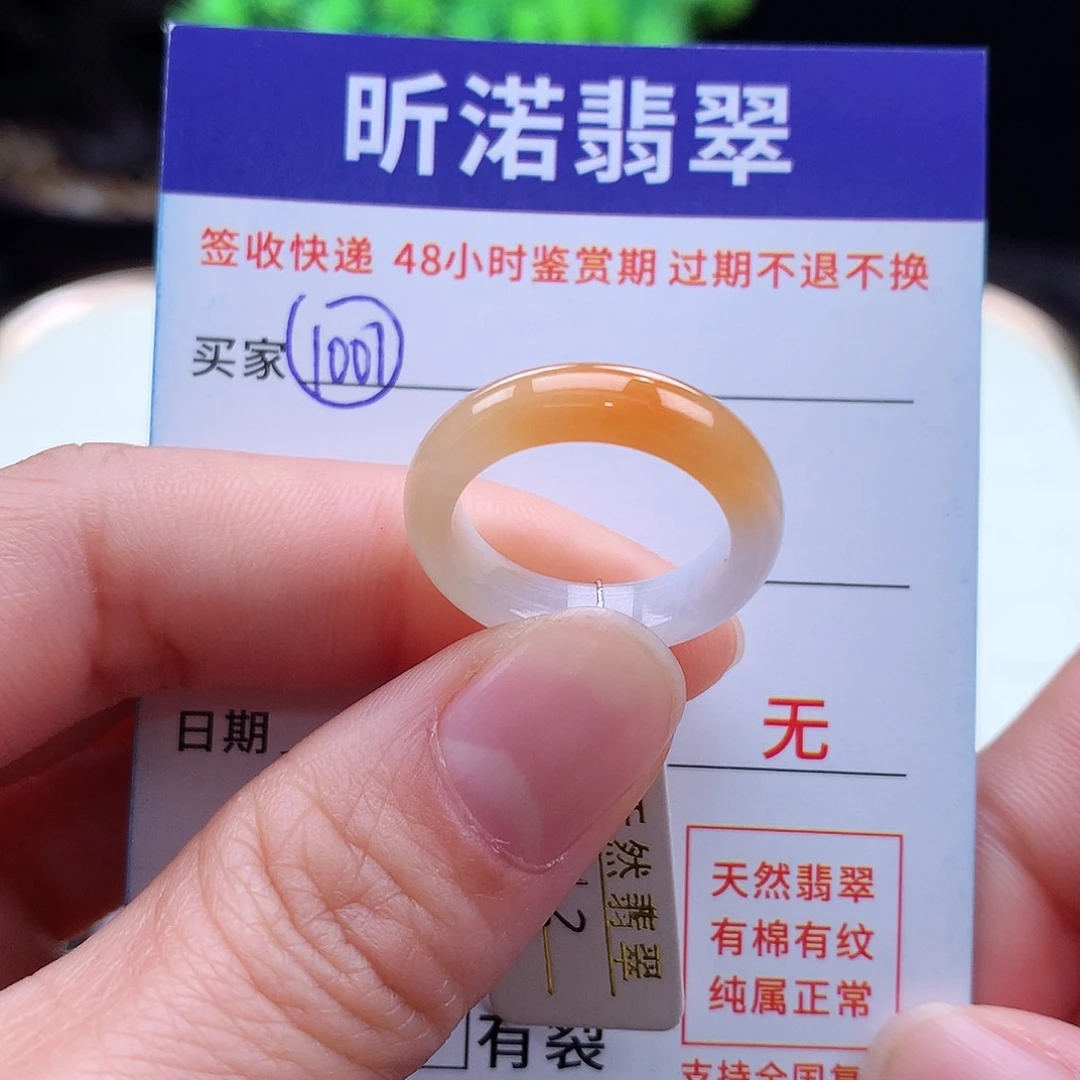翡翠戒指未镶嵌13圈